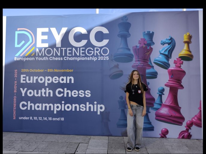 Oliwia na Mistrzostwach Europy w Czarnogórze