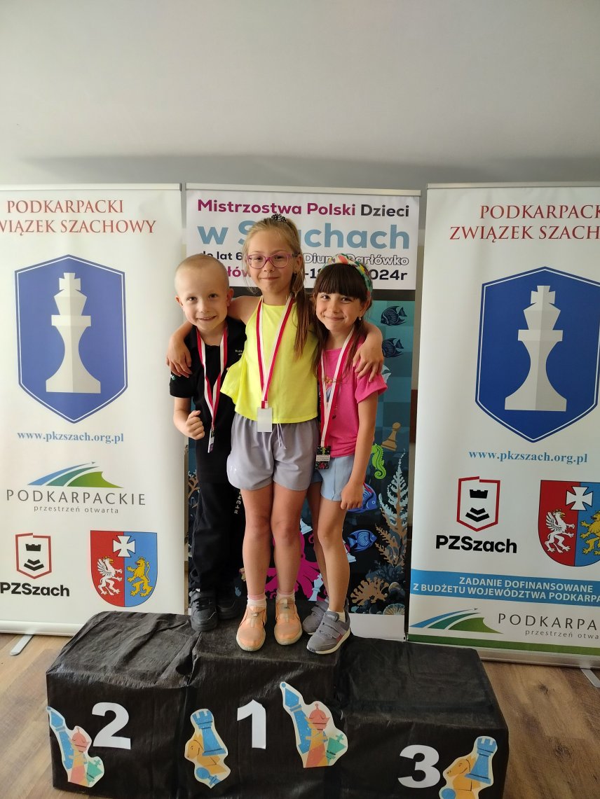 Marcelina, Milena i Janek na Mistrzostwach Polski- Darłówko