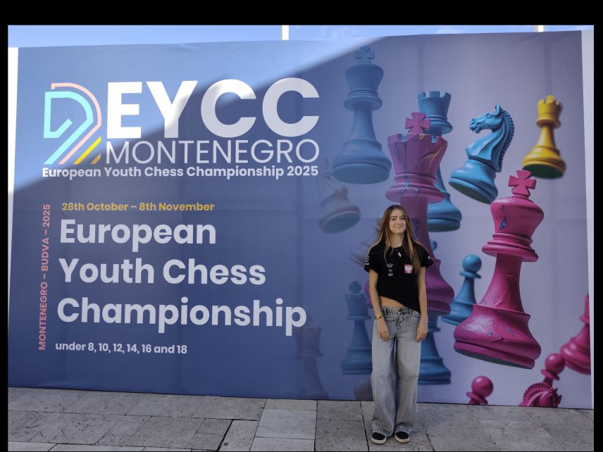 Oliwia na Mistrzostwach Europy w Czarnogórze